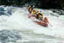 Whitewater rafters at Lochsa Falls
